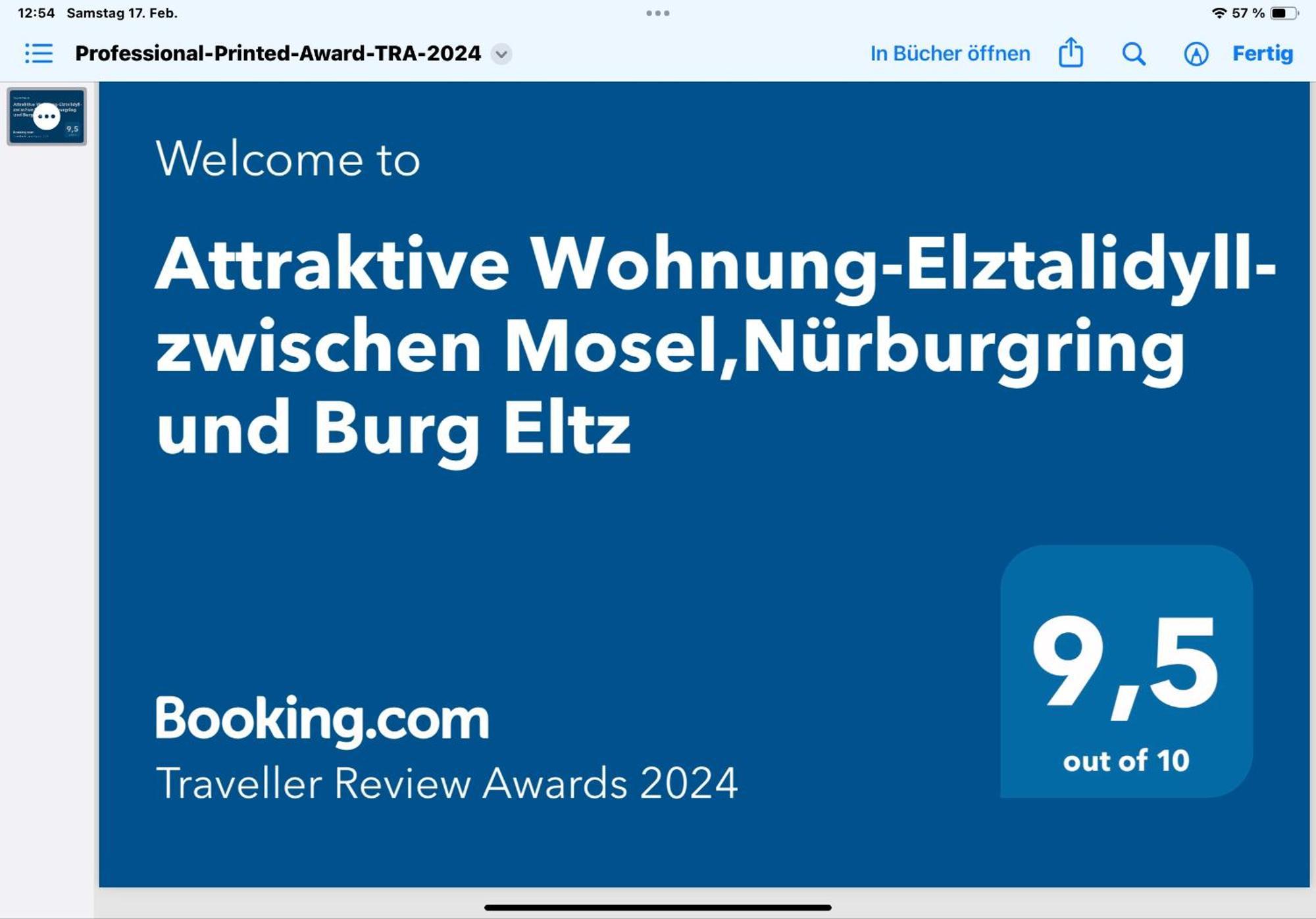 Attraktive Wohnung-elztalidyll-zwischen Mosel,nürburgring Und Burg Eltz Apartment *